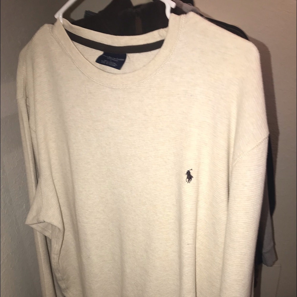 Polo Long - Sleeve Sweatshirt (L)